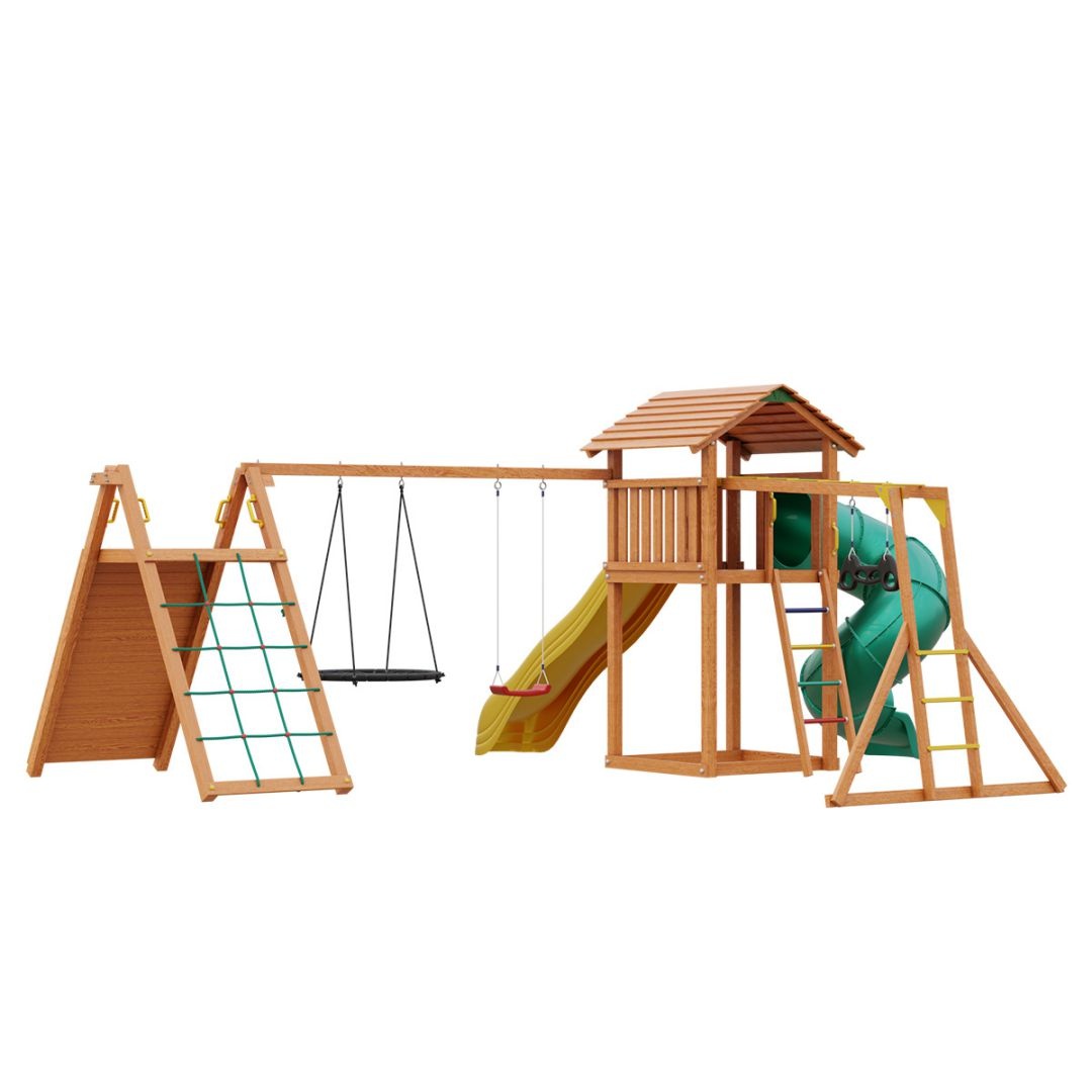 Детская деревянная площадка Jungle Cottage JC12